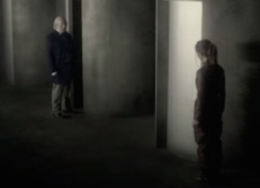 Screenshot of Clara and the 1st Doctor