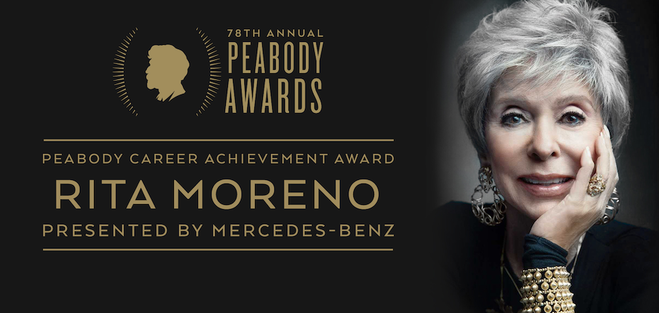Career Achievement Award: Rita Moreno, presented by Mercedes-Benz