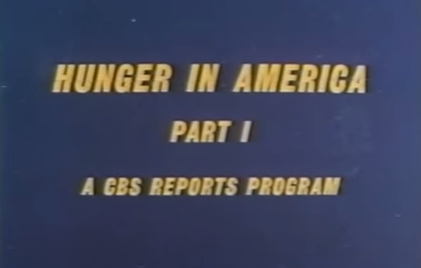 Cbs Reports Hunger In America The Peabody Awards