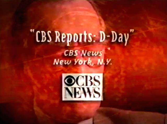 Cbs Reports D Day The Peabody Awards