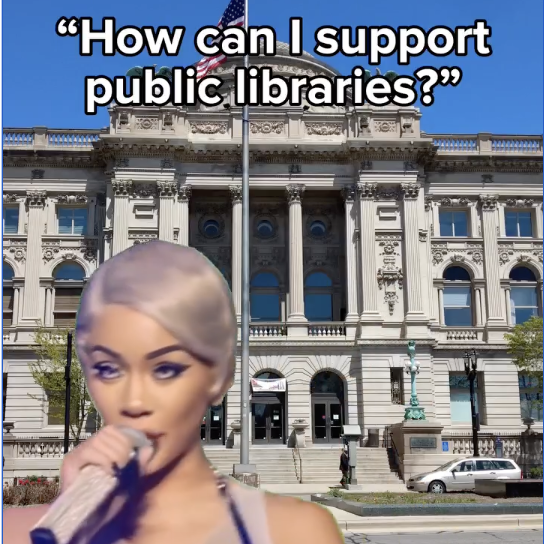 How can I support public libraries?